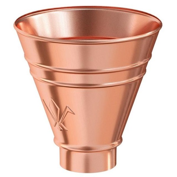 Водосток Aquasistem, система 150/100 - Воронка водосборная круглая медная купить в Пушкино