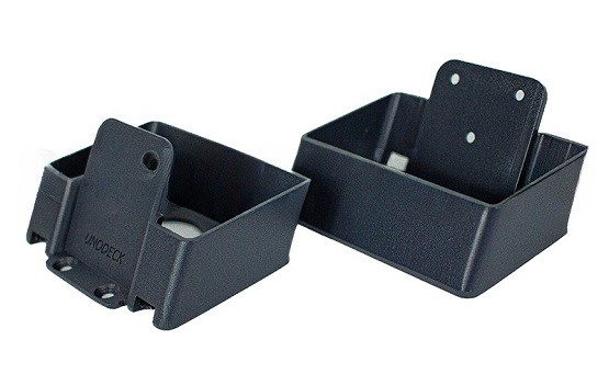 Крепления перил наклонное из алюминия GardenParkett Графит купить в Пушкино