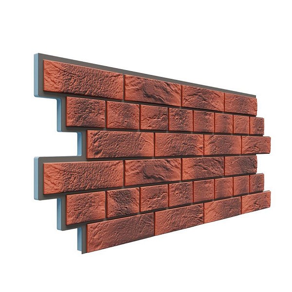 Фасадная термопанель Доломит Венецианский кирпич 20 мм Корса купить в Пушкино