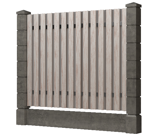 Заборная доска GRINDERDECO, ДПК, тиснение "дуб" Выбеленный дуб купить в Пушкино