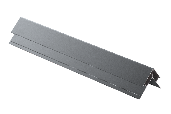 Угловой элемент наружный, алюминиевый, серый купить в Пушкино