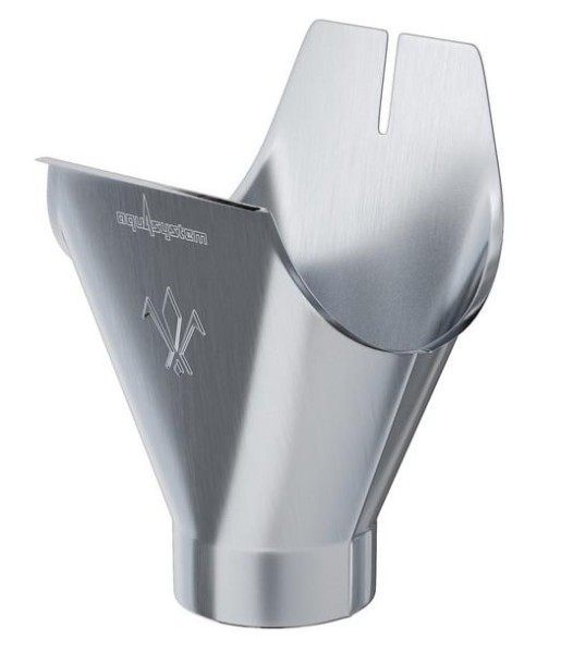 Водосток Aquasistem, Система 125x90 - Воронка желоба оцинковка купить в Пушкино