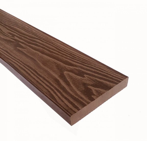 Террасная доска из ДПК Terrapol Смарт 3D Полнотелая без паза Орех Милано купить в Пушкино