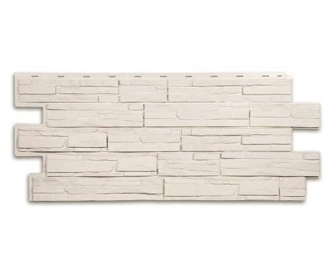 Фасадная панель T-Сайдинг-Альпийская сказка ЭКО-1 Уайт купить в Пушкино