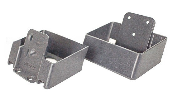 Крепления перил наклонное из алюминия GardenParkett Серый купить в Пушкино