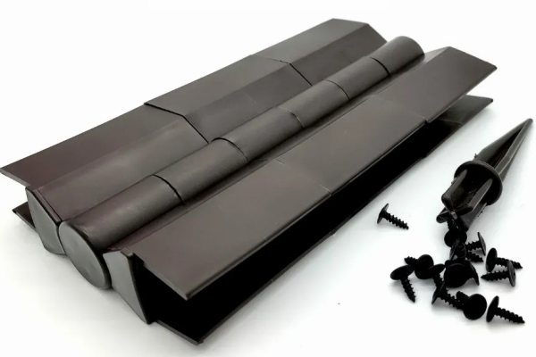 Угловой (стыковочный) шарнир для грядкок ДПК 225мм коричневый купить в Пушкино