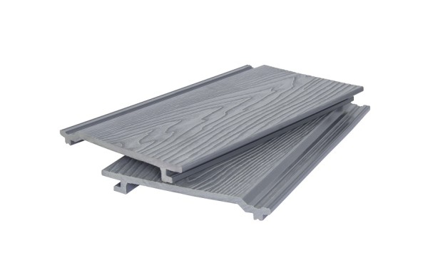 Фасадная доска POLIVAN GROUP 3D фактура дерева DENPASAR серый купить в Пушкино