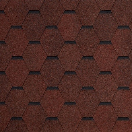 Гибкая черепица Tegola GARDA rosso 409 купить в Пушкино