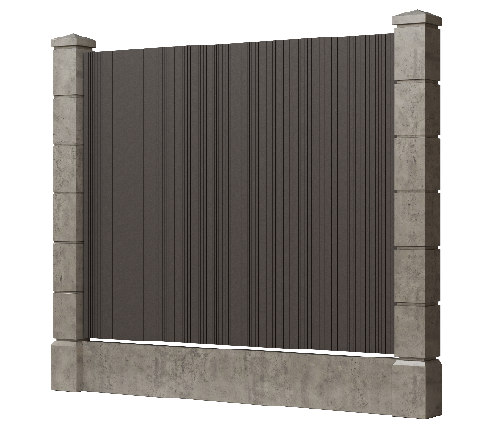 Заборная доска GRINDERDECO, ДПК, тиснение "дуб" Асфальт купить в Пушкино