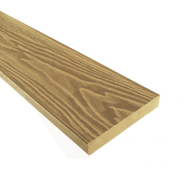 Террасная доска из ДПК Terrapol Смарт 3D Полнотелая без паза Дуб Севилья купить в Пушкино