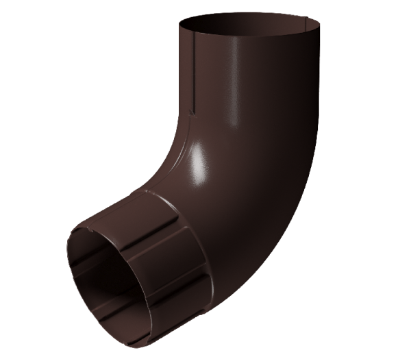 Колено 72° D90 Döcke STAL PREMIUM Шоколад, (RAL 8019) купить в Пушкино
