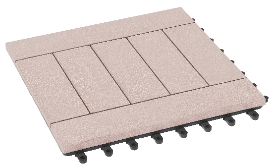 Модульный паркет ДПК GRINDERDECO Комфорт 5 Выбеленный дуб купить в Пушкино