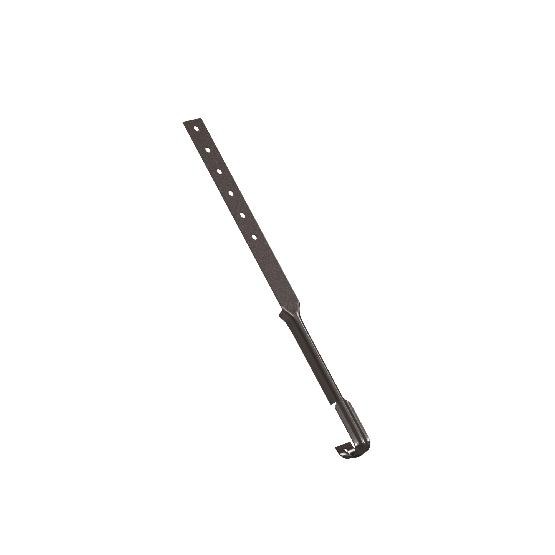 Водосток Aquasistem, система 125x90 - Поддержка желоба RR 32 Тёмно-Коричневый купить в Пушкино