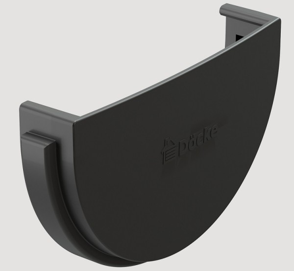 Заглушка желоба ПВХ Docke STANDART серый купить в Пушкино