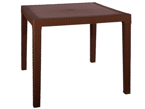 Стол квадратный FIJI Quatro Table Коричневый купить в Пушкино