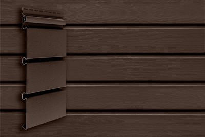 Сайдинг Архитектурный Планкен Grand Line Темный дуб