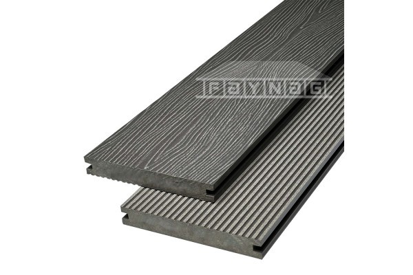 Террасная доска из ДПК Faynag Premium Massive 3D — Графит купить в Пушкино