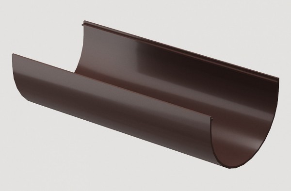 Желоб водосточный ПВХ Docke STANDART Тёмно-коричневый купить в Пушкино