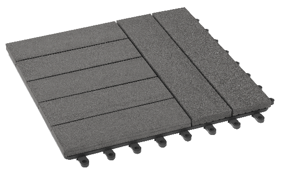 Модульный паркет ДПК GRINDERDECO Комфорт 4 Серый базальт купить в Пушкино