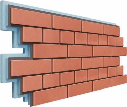 Термопанели Доломит Кирпич 40 мм Красный купить в Пушкино