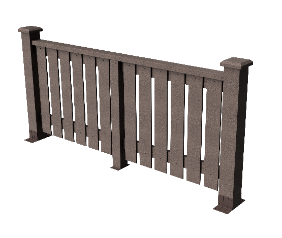Ограждения декоративное ДПК GRINDERDECO Вилидж венге купить в Пушкино