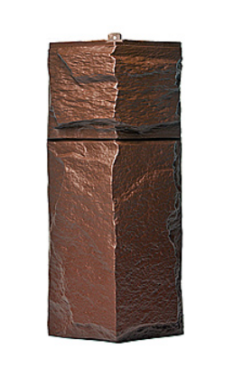 Угол T-Сайдинг-ЭКО-1 Гранит Леон - Браун купить в Пушкино