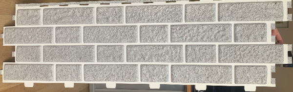 Цокольный сайдинг Tecos МИХЕЛЕН Серый купить в Пушкино