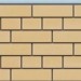 Термопанели Доломит Кирпич 40 мм Жёлтый купить в Пушкино