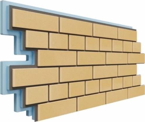 Термопанели Доломит Кирпич 40 мм Жёлтый купить в Пушкино