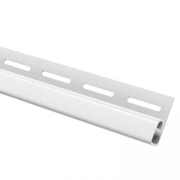 Финишная планка (завершающая полоса) для сайдинга, белая купить в Пушкино