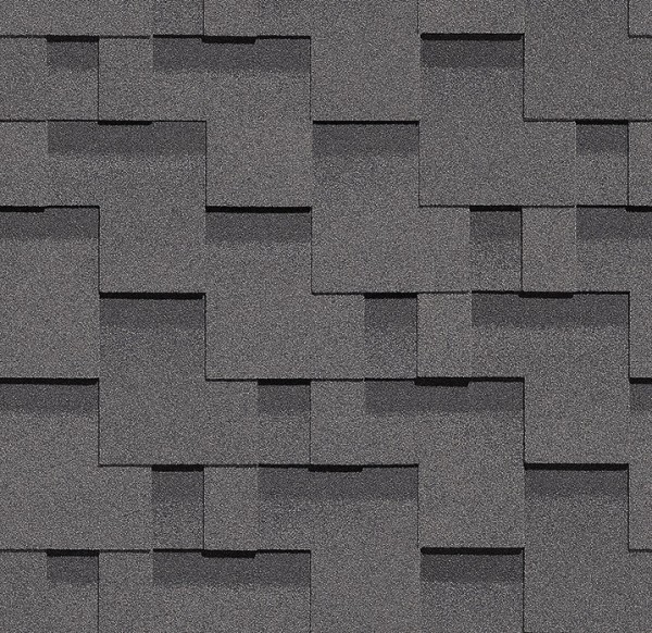 Гибкая черепица Docke, коллекция Тетрис – Серый купить в Пушкино