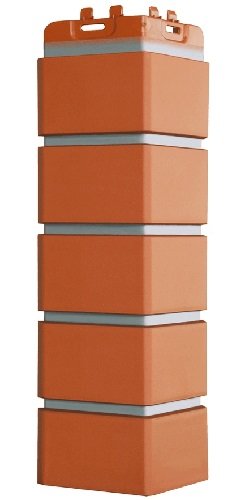 Угол Grand Line клинкерный кирпич ПРЕМИУМ Терракотовый (шов RAL 7006) купить в Пушкино