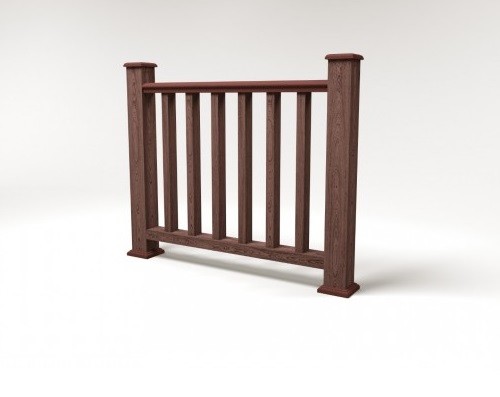 Ограждение из ДПК FG5 шоколад купить в Пушкино