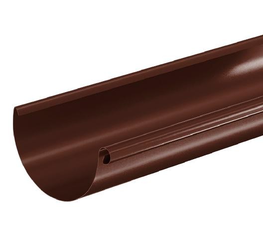 Водосток Aquasistem, система 150/100 - Водосточный желоб 3.00м RAL 8017 Коричневый купить в Пушкино