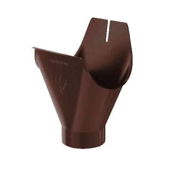 Водосток Aquasistem, система 150/100 - Воронка желоба RAL 8017 Коричневый купить в Пушкино