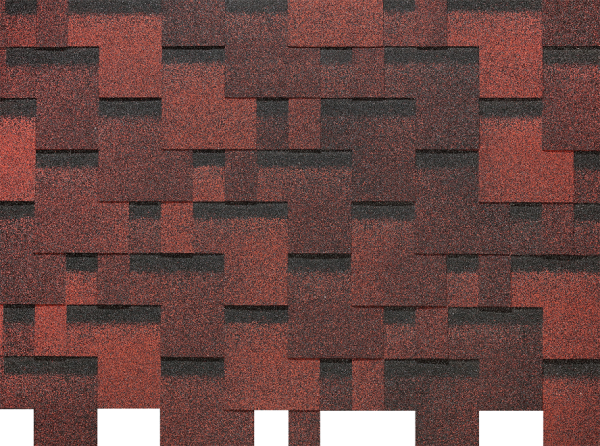 Гибкая черепица EURASIA Docke, Коллекция Лабиринт Красный купить в Пушкино