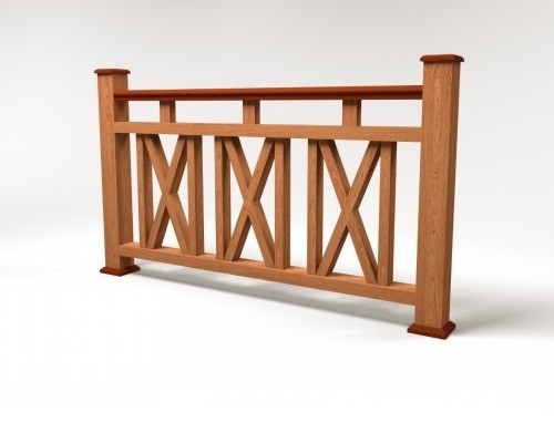 Ограждение из ДПК FG3 терракот купить в Пушкино