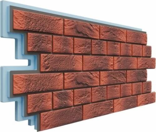 Термосайдинг Доломит Венецианский Кирпич 40 мм Корса купить в Пушкино