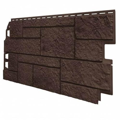 Фасадные панели ТЕХНОНИКОЛЬ Оптима Песчаник Тёмно-коричневый купить в Пушкино