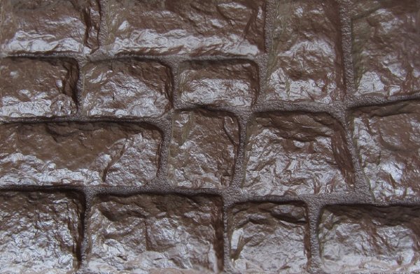 Фасадная панель Аэлит Камень крупный Коричневый купить в Пушкино