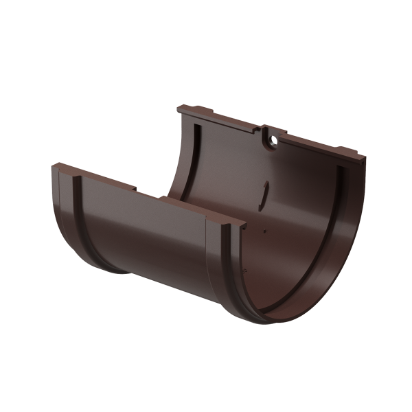 Соединитель желоба Docke Premium ПВХ - Шоколад купить в Пушкино
