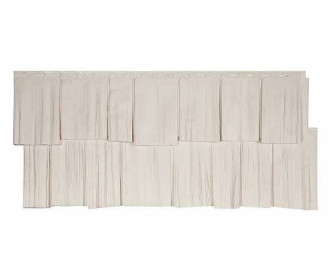 Фасадная панель T-Сайдинг-Щепа дуб ЭКО-1 Белый купить в Пушкино