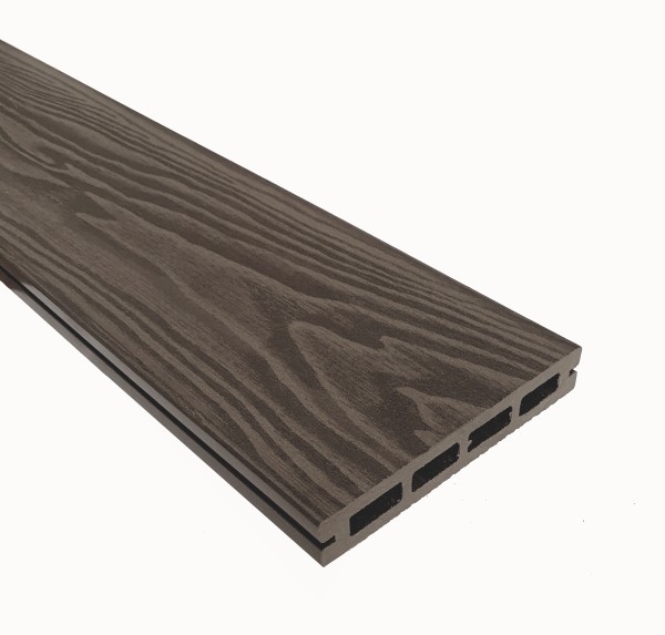 Террасная доска из ДПК Terrapol Смарт 3D Пустотелая с пазом Тик Киото купить в Пушкино