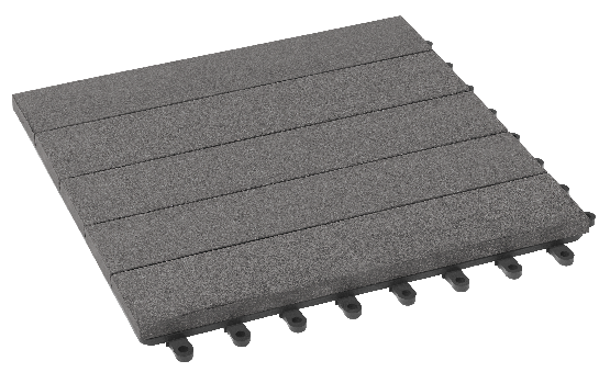 Модульный паркет ДПК GRINDERDECO Комфорт 3 Серый базальт купить в Пушкино