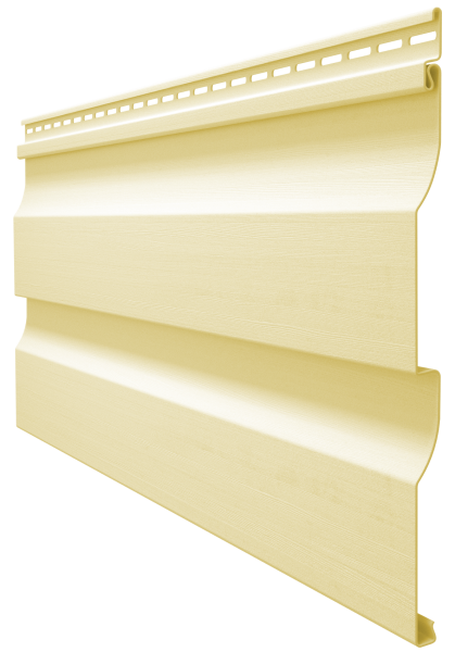 Виниловый сайдинг docke (дёке) - профиль D4,5D, банан купить в Пушкино