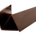 Уголок ДПК для сайдинга 70x70x3000мм Коричневый купить в Пушкино