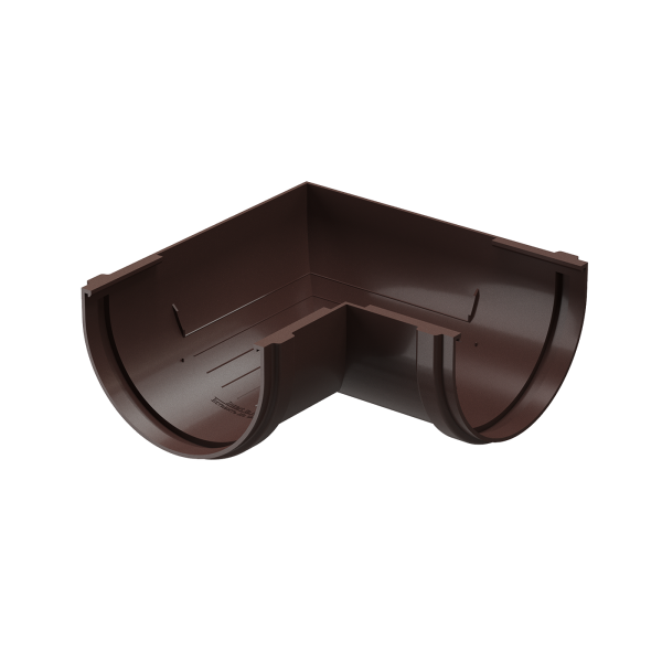 Угол желоба универсал 90˚ Docke Premium ПВХ - Шоколад купить в Пушкино