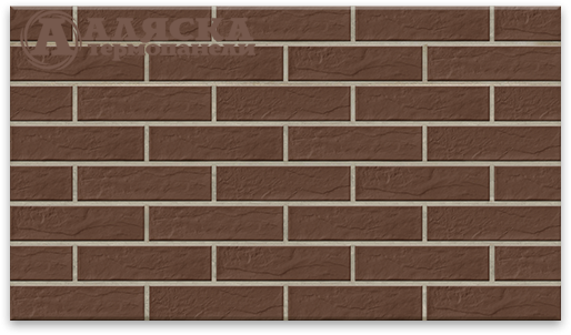 Фасадные Термопанели Аляска Braun Rustic купить в Пушкино