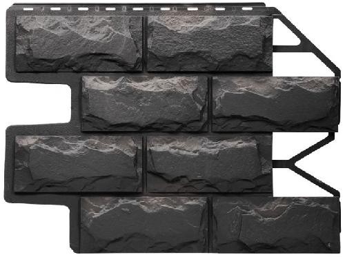 Фасадная панель FineBer Блок, Темно-серый купить в Пушкино