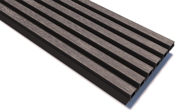 Реечные панели WOODVEX Lines Ultra Smoke gray купить в Пушкино